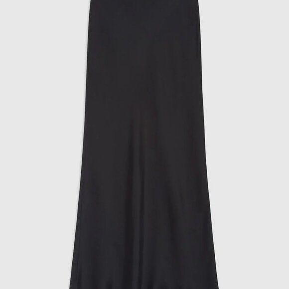 ANINE BING Bar Silk Skirt, size S, Black, NWT - Picture 1 of 6